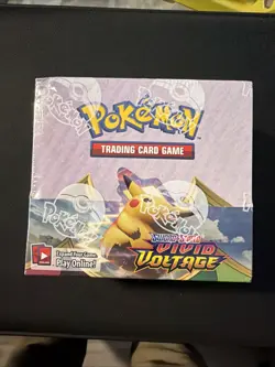 Pokemon Vivid Voltage Booster Box Sealed Sword & Shield Pikachu Rainbow Rare - Image 1