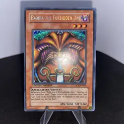 Yugioh Exodia The Forbidden One MC1-EN001 Secret Rare Limited Edition LP - Image 2