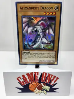 YuGiOh Alexandrite Dragon PHSW-EN000 Photon Shockwave 1st Edition Super Rare LP - Image 1