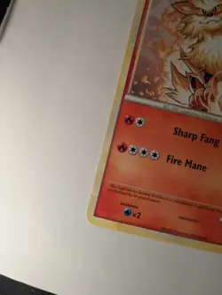Arcanine HeartGold SoulSilver Non-Holo Rare Card 1/123 2010 Edition Mp Dm - Image 3