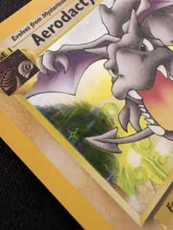 Pokemon Aerodactyl Fossil 1/62 Holo English 1999 TCG WOTC Card - NM - Image 2