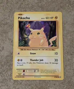 [ NM ] Pikachu Cracked Ice Holo 035/108 Pokemon Card - Image 1
