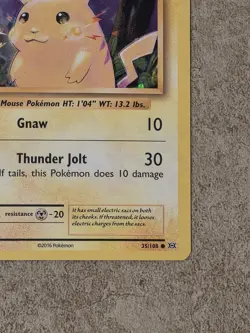 [ NM ] Pikachu Cracked Ice Holo 035/108 Pokemon Card - Image 5
