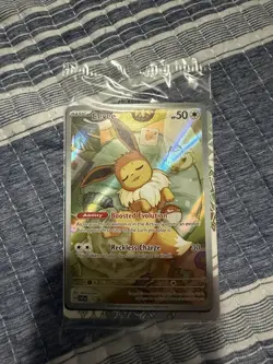 Pokemon TCG Eevee 173 Holo Promo Prismatic Evolutions Sealed Card - Image 2