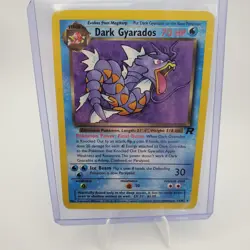 Dark Gyarados 25/82 Non Holo Rare Team Rocket Pokemon Card MP - Image 3