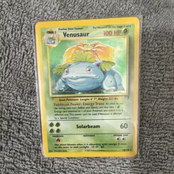 Pokemon Venusaur Base Set 2 Holo Rare 18/130 100 HP Solarbeam Nintendo Card - Image 1
