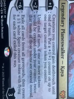 Kaya, Geist Hunter Innistrad Crimson Vow - Plainswalker MTG Magic The Gathering - Image 2