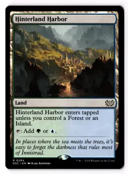 Hinterland Harbor 284 Commander: Duskmourn: House of Horror NM - Image 1