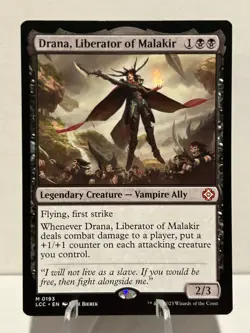 Drana, Liberator of Malakir 193 M Commander: The Lost Caverns of Ixalan NM MTG - Image 1