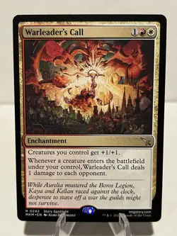 Warleader's Call 242 R Murders at Karlov Manor NM MTG - Image 1