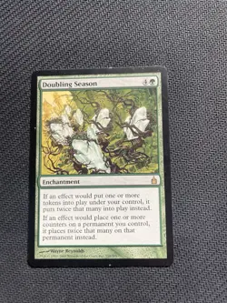 MTG - Doubling Season - Ravnica: City of Guilds - Moderately Played - Image 1