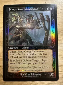 MTG - Sling-Gang Lieutenant - Retro Frame - Modern Horizons 1 - Near Mint FOIL - Image 1