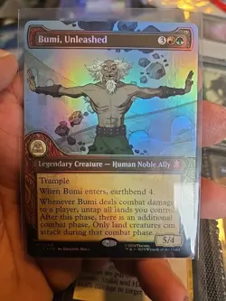 Bumi, Unleashed (Showcase) Avatar: The Last Airbender Foil - Image 1