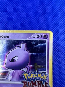 2009 Pokemon TCG #9/16 Pokemon Rumble Stamp Mewtwo Played Condition - Image 3