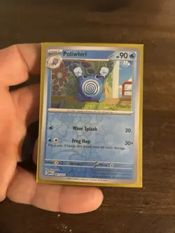 Pokemon Scarlet & Violet 151 Reverse Holo Rare Poliwhirl 061/165 Near Mint TCG - Image 1