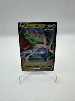 110/203 Rayquaza V Prize Pack Series Stamped Play Pokemon TCG Evolving Skies - Image 1