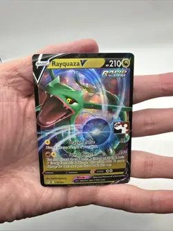 110/203 Rayquaza V Prize Pack Series Stamped Play Pokemon TCG Evolving Skies - Image 3