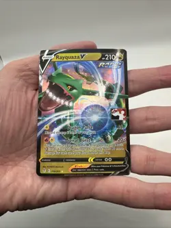 110/203 Rayquaza V Prize Pack Series Stamped Play Pokemon TCG Evolving Skies - Image 4