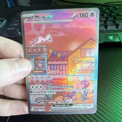Pokemon Mew ex 053 SVP Black Star Promo Holo Full Art 180 HP English - Image 1