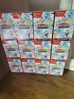 Pokemon Prismatic Evolutions Booster Bundles Lot Of 12 New Sealed - Image 1
