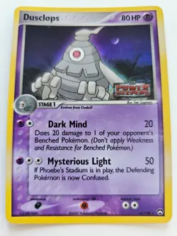 Pokemon Dusclops Reverse Holo Power Keepers 14/108 LP - Image 1