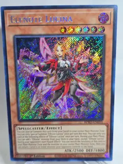 Elfnote Lucina BPRO-EN010 Secret Rare Holo 1st Edition Yu-Gi-Oh! - Image 1