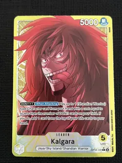 One Piece TCG: Two Legends OP08-098 Kalgara (Alt Art / Parallel Leader) - Image 1