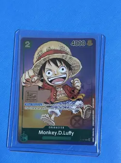 Monkey D. Luffy P-037 One Piece 1st Anniversary Tournament Promo Holo - Image 1