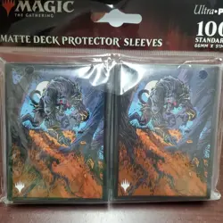 Midnight Hunt Moonrage Brute 100 ULTRA PRO MTG deck protectors card sleeves - Image 1