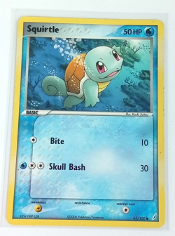 Squirtle 63/100 Crystal Guardians Pokemon Card 2006 - Image 1