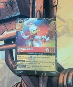 Donald Duck - Pie Slinger 2 Disney Lorcana Promo Cards Holo - Image 1
