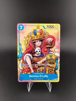 Monkey.D.Luffy (2nd Anniversary Stamped Promo) P-043 One Piece Promotion Card - Image 1