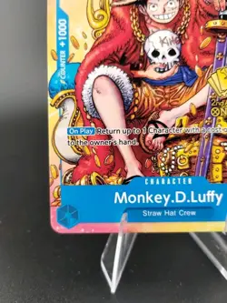 Monkey.D.Luffy (2nd Anniversary Stamped Promo) P-043 One Piece Promotion Card - Image 4
