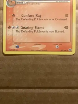 Ninetales Pokemon Card Emerald 38/106 LP - Image 4