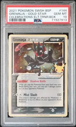 Greninja Star SWSH144 SWSH: Sword & Shield Promo Cards Holo PSA 10 - Image 1