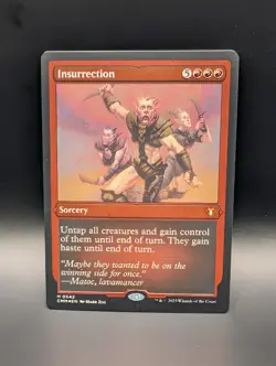 MTG - Insurrection - FOIL ETCHED - Sorcery - CMM # 542 - Mythic - Image 1
