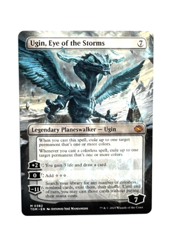 MTG UGIN, EYE of the Storms Borderless Tarkir Dragonstorm M 0382 - Image 1