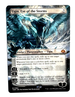 MTG UGIN, EYE of the Storms Borderless Tarkir Dragonstorm M 0382 - Image 2