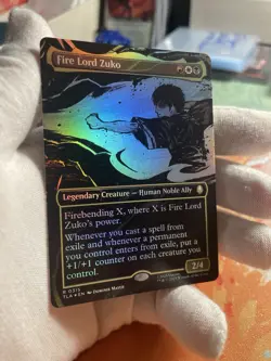 Fire Lord Zuko (Borderless) Avatar: The Last Airbender. ( Near mint Foil 💥🔥🍷) - Image 1