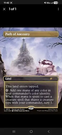 Path Of Ancenstry #0914 Foil Secret Lair Avatar Promo PRESALE CONFIRMED - Image 1