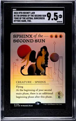 SPHINX OF THE SECOND SUN | MTG Secret Lair: Tome of the Astral Sorceress SGC 9.5 - Image 1