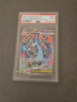 2025 Pokemon Mep En Mega Charizard x Ex Ultra-premium Collection PSA 9 - Image 1