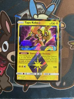 Tapu Koko - 51/181 - Team Up Prism Star Holo Rare Pokemon - Image 3