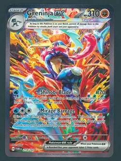 Pokemon Greninja Ex Special Illustration Rare 214/167 Twilight Masquerade SIR - Image 1
