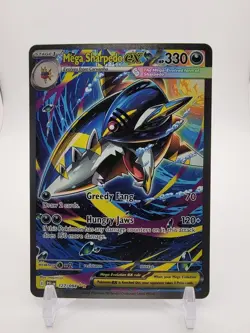 Pokemon Mega Sharpedo EX 127/094 Phantasmal Flames Special Illustration Rare Ho. - Image 1