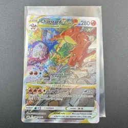 Charizard VSTAR SWSH262 Black Star Promo NM/M Pokemon Card Fresh Pull - Image 2