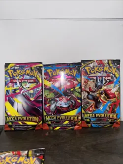 Pokemon TCG: Mega Evolutions Booster Pack Bundle Of 7(factory Sealed) - Image 1