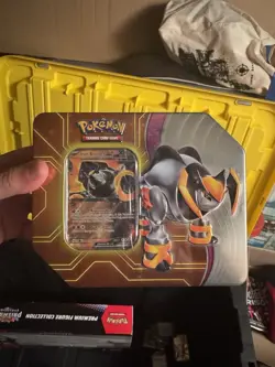 Pokemon TCG: Paradox Destinies Tin - Iron Boulder EX - SEALED - NEW - Image 2