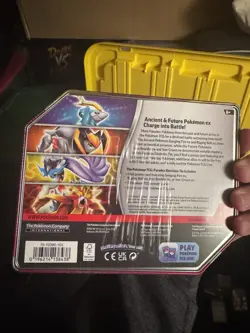 Pokemon Paradox Destinies Collectors Tin RAGING BOLT EX - New / Factory Sealed - Image 3