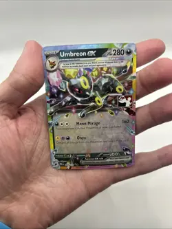 060/131 Umbreon ex Pokemon TCG Prize Pack Series 7 Play Stamped Prismatic - Image 3
